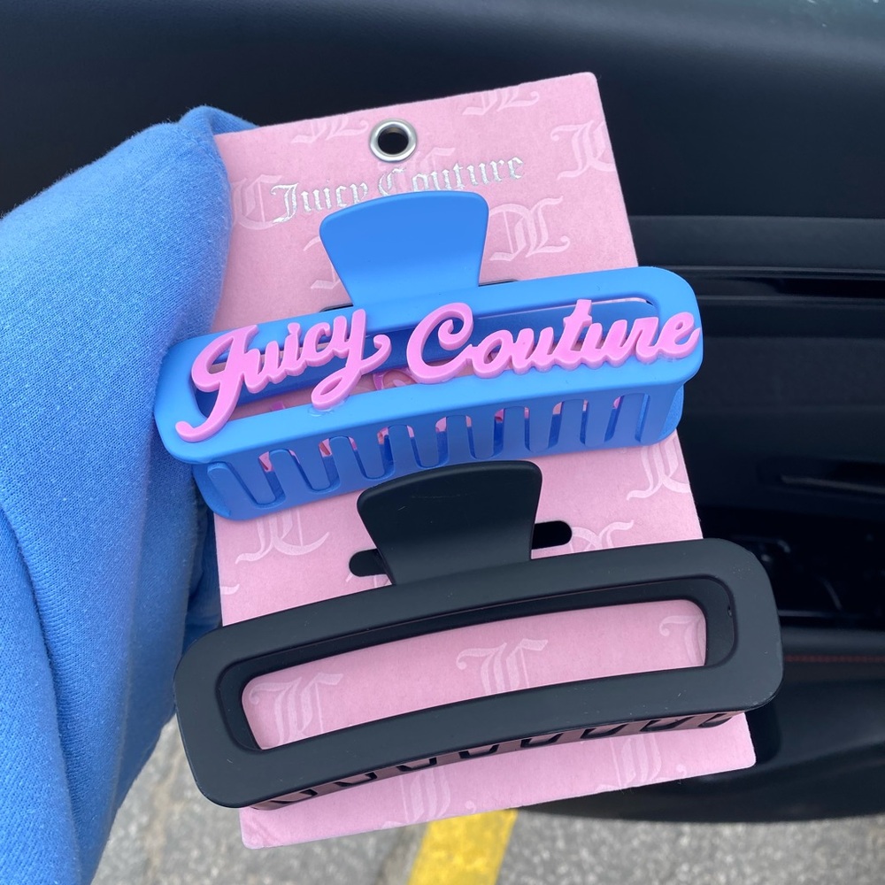 juicy couture claw clips!